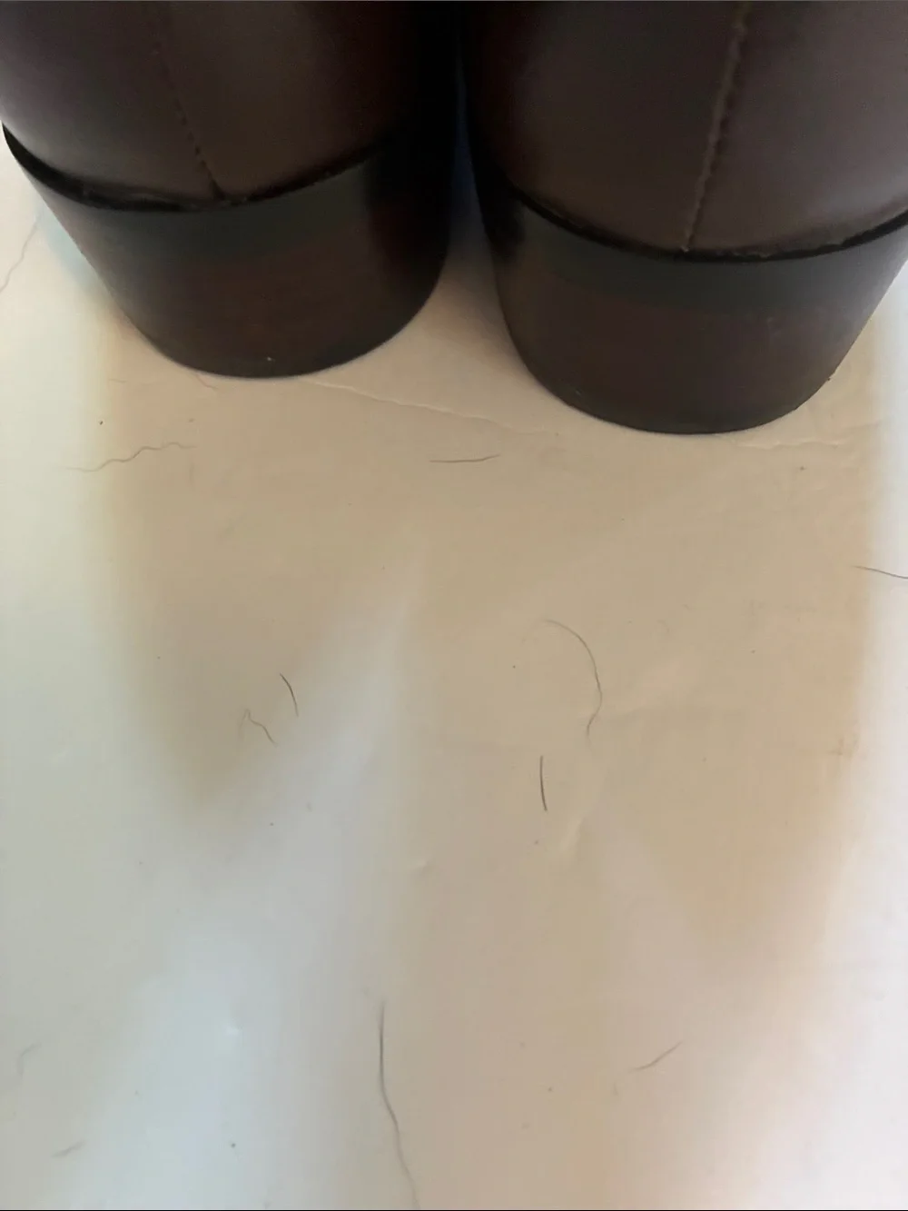 Michael Kors Dark Brown Leather Over-the-Knee Boots Size 8 Like New Condition